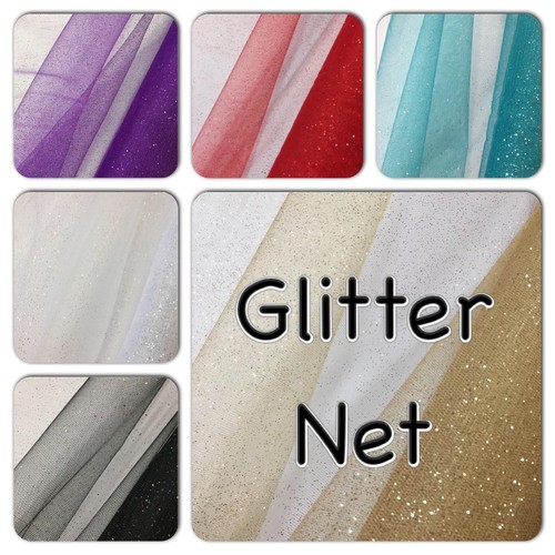 Sparkle glitter net tulle - net/tulle,