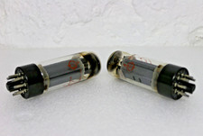 Matched Pair National Electronics EL34 Valve Tubes - Tested Good