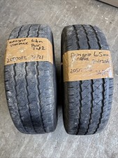 2x 205 70 15c 106:104r Autogrip Vangrip 6.5mm Tread Dot 34/2021 Part Worn Tyres