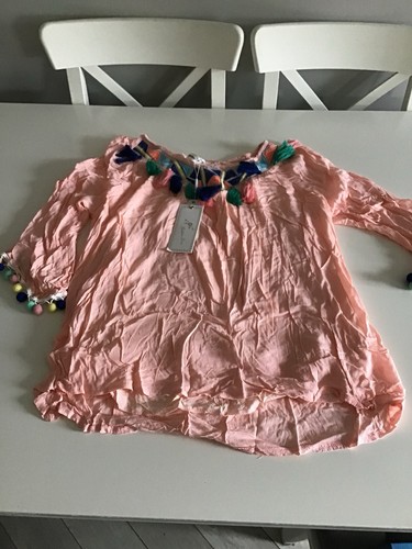 Bnwt ladies peach beach - peach, kaftan