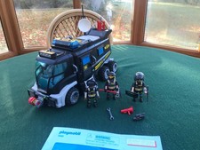 Playmobil City Action Police SWAT Truck (9360)  Complete