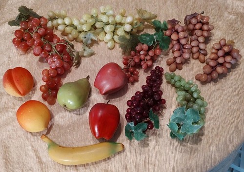 Vintage artificial fruit mix - fruit,
