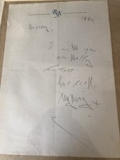 Letter From Reg Kray