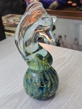 Mdina Glass Paperweight Signed