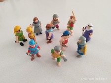 SOMA VINTAGE 1980's 2" LOT OF 11 RUBBER MINI PIRATE FIGURES