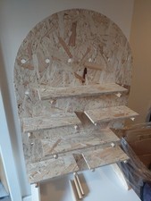 Large Handmade Wooden Standing