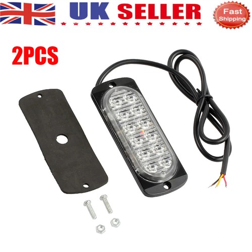 Amber led 24v - 2x, strobe