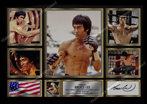 Bruce lee autographed - bruce,