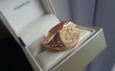 Rose Gold Signet Ring 9ct Gold