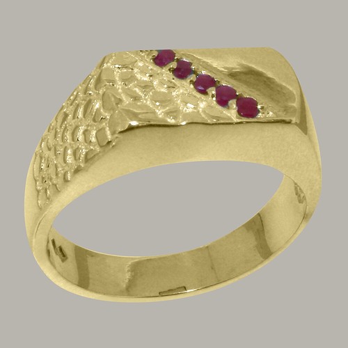9ct yellow gold - yellow, natural