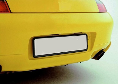 Front rear gloss black - 2x,