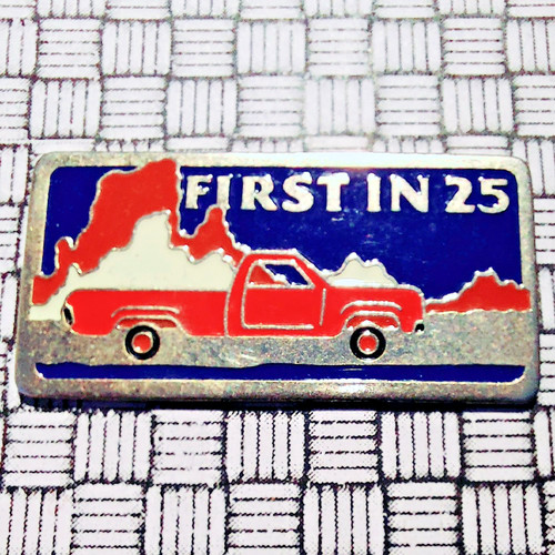 Vintage first red pickup - vintage,