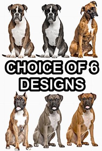 Boxer self adhesive dog - adhesive,