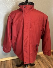 Cedarwood State Quality Clothing Men’s Coat XL Red Full zip Heavyweight