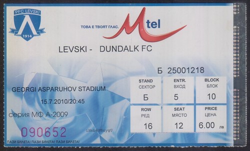 Old football match ticket - match,