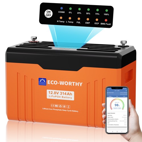 Eco worthy 12v - 314ah, lifepo4