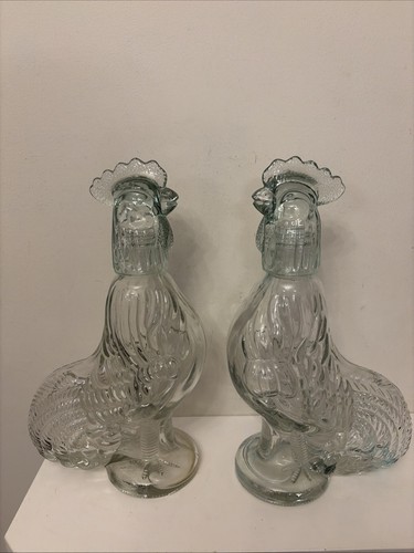 Vintage pair rooster chicken - vintage,