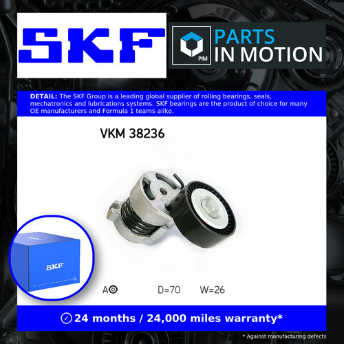 Aux belt tensioner vkm38236 - tensioner,