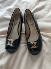 Lotus black Wedge Shoes Size 5E New without Box