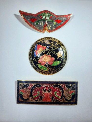 Vintage cloisonne enamel - vintage,