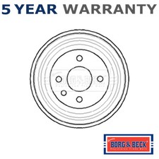 Borg & Beck Rear Brake Drum
