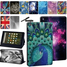 Leather Tablet Stand Case For Amazon Fire HD 10 /Max 11 13th Tablet Cover UK+Pen