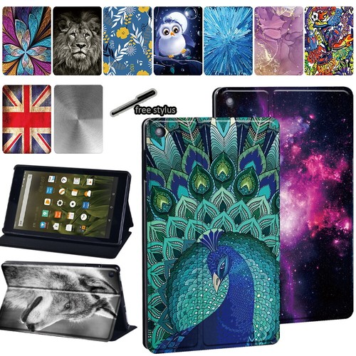 Printed leather smart stand - pu,