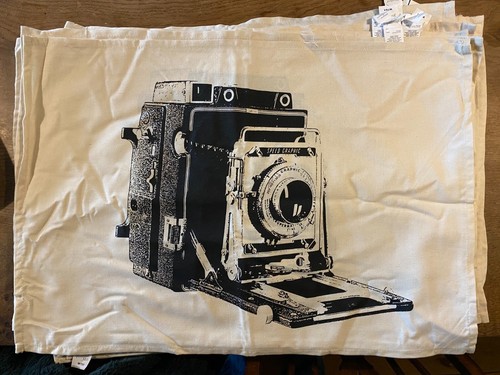 Tea towel graflex camera - graflex,
