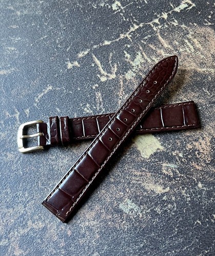 Hirsch 16mm brown crocodile