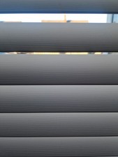 Ecowood Blind 239cm × 148cm  - 50cm Brilliant White Wood Effect Slats