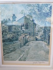 signed /framed prints of Howarth by  Yorkshire artist Joseph pighills 