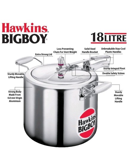 18lpressure cooker hawkins big - 18lpressure,