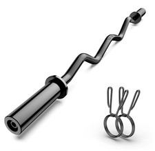 Olympic EZ Curl Barbell Bar