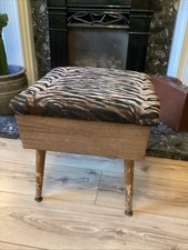 Sherborne Vintage 1960s Footstool Storage Stool For Restoration