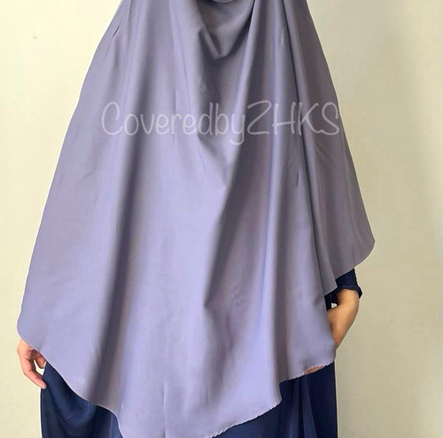 Women grey khimar hijab cape - women,