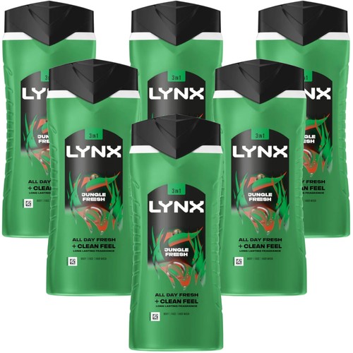 Lynx shower gel 3in1 - 6x,