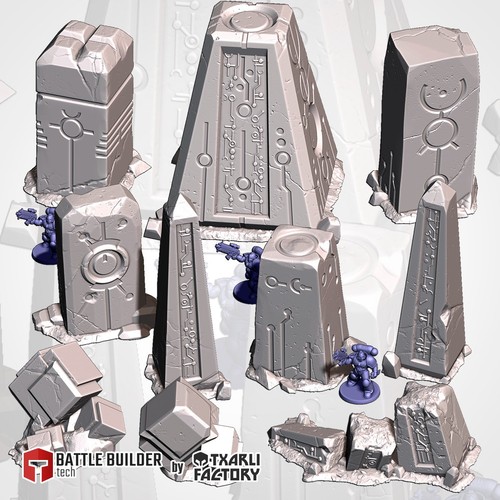 Xenos monolith scatter terrain - monolith,