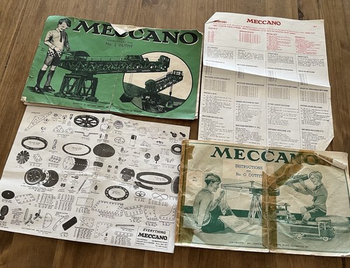 Vintage original meccano metal - vintage,