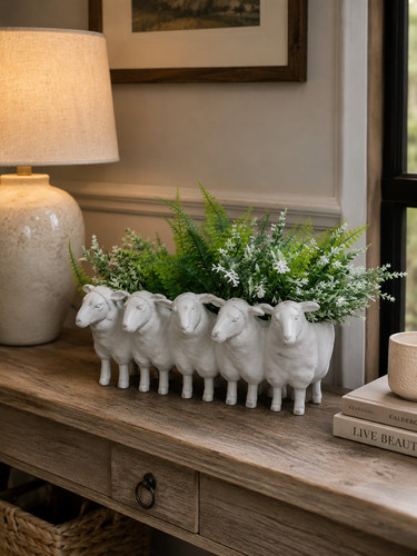 Sheep planter trough resin - sheep,