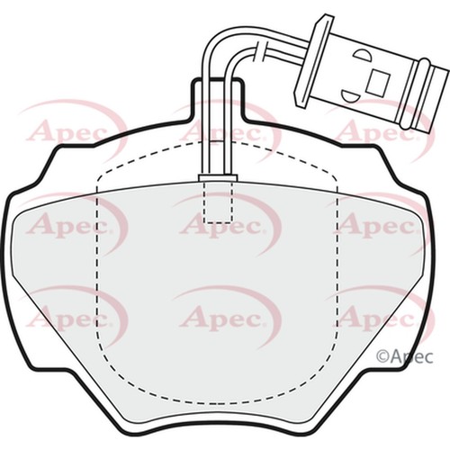 Brake pads set for land - brake,