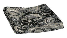M&F Western Paisley 33" Silk Wild Rag - Black - New