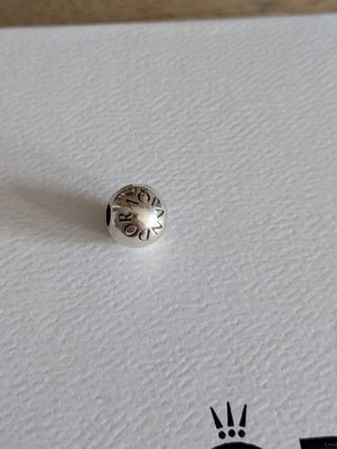Genuine pandora silver logo - silver,