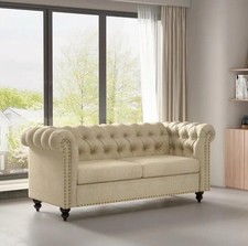 Large 2 Seater Beige