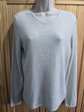 Deane & White Light Green Cashmere Jumper Size M