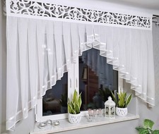 Elegant White Voile Curtain