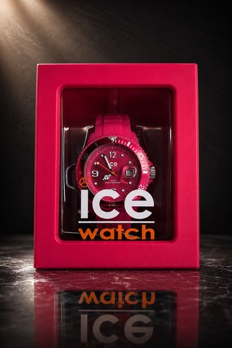 Pink ice watch - ice,