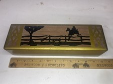 Vtg Wood Box Cigarette Pilliod