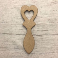 Welsh Love Spoon MDF Wood Weddings & Valentines Base Wooden Blank Craft