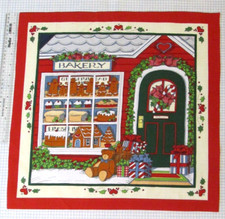 Christmas Fabric Panel/Cushion Block Suasn Winget  Patchwork/Quilting     Bakery