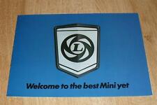 Austin Mini Brochure 1977 -